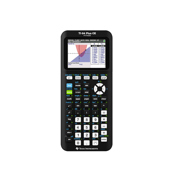 Texas Instruments TI-84 Plus CE Color Graphing Calculator, Black
